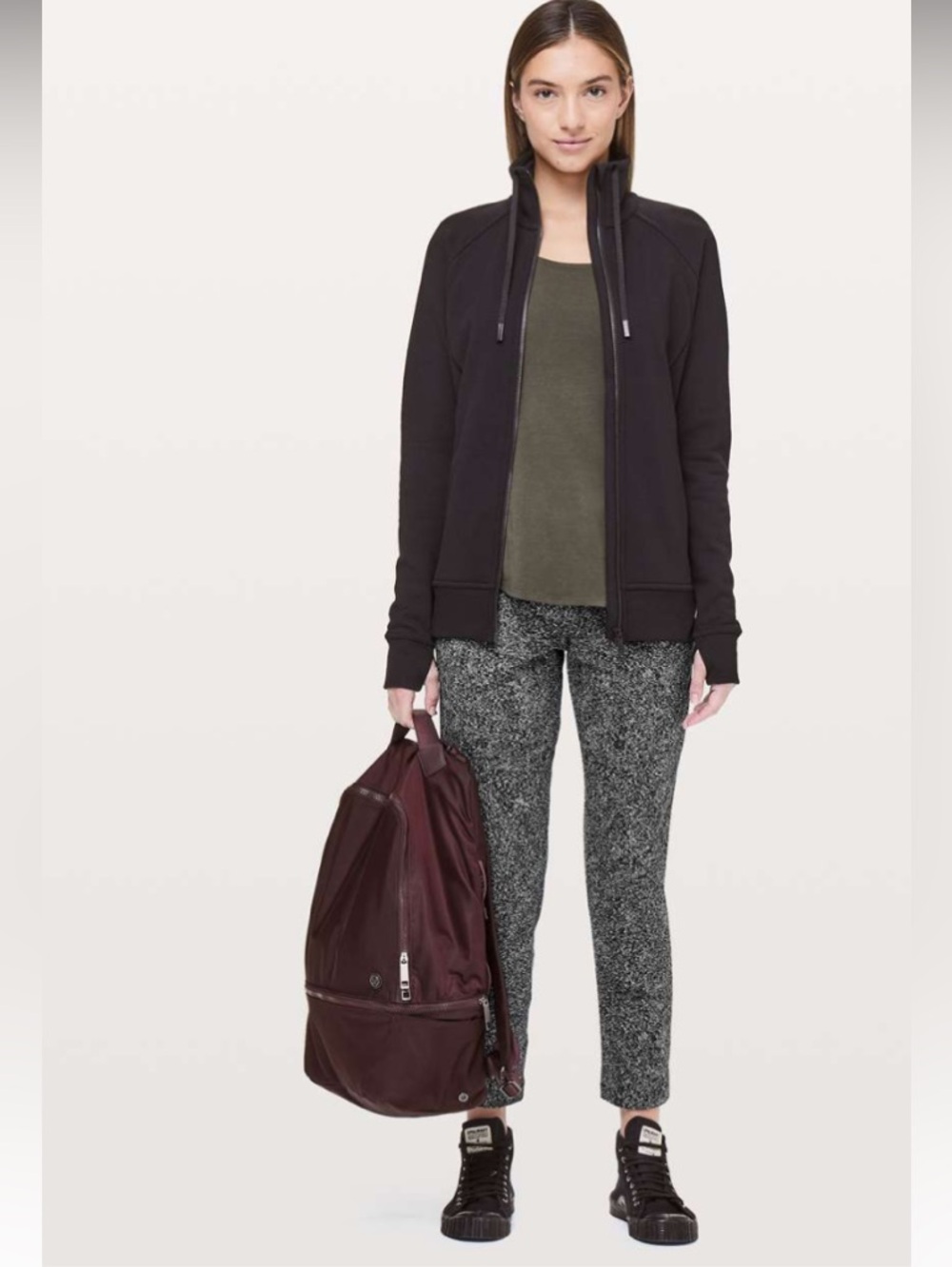 Lululemon On the Fly pants size 8 Quick $5 shipping VGUC - Picture 5 of 11